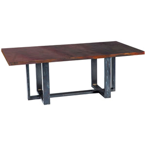 Milo Dining Table or Base for 72x44 - 84x44 Tops-Iron Accents