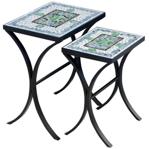 Miraval Mosaic Nesting Tables