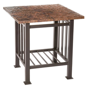 Mission Side Table-Iron Accents