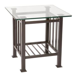 Mission Side Table-Iron Accents