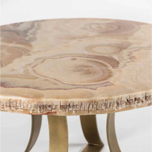 Orange Polished Onyx Table Top