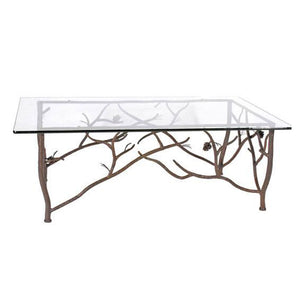 Pine Cocktail Table-Iron Accents