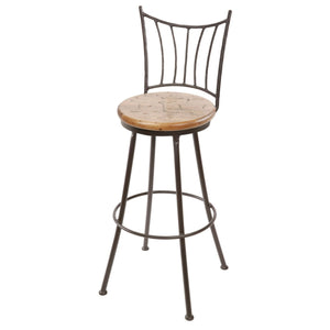Saddle Creek Iron Stool