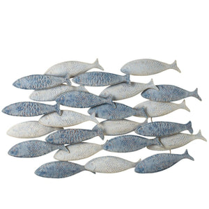Layered Fish Wall Decor