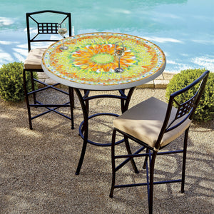 Umbria Mosaic High Dining Table