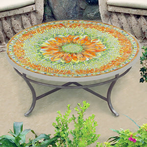 Umbria Mosaic Coffee Table - Round