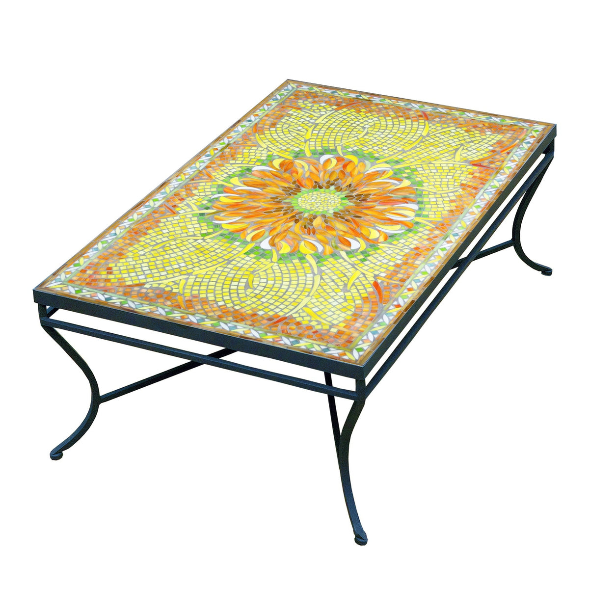Umbria Mosaic Coffee Table - Rect