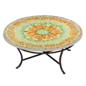 Umbria Mosaic Coffee Table - Round