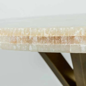 White Polished Onyx Table Top