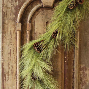 Long Needle Pine Garland - 6'-Iron Accents