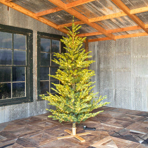 7.5' Great Northern Spruce Tree with Micro LED-Iron Accents