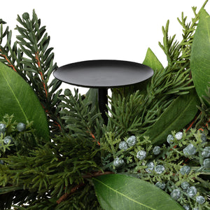 Wreath with Candle Plate