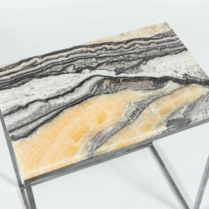 Zebra Polished Onyx Table Top