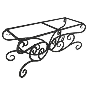 Alexander Dining Table / Base -84x42-Iron Accents