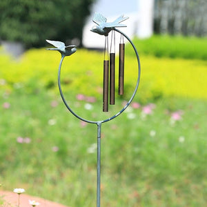 Bird Pair Wind Chime-Garden | Iron Accents