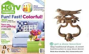 Birds Door Knocker-Garden | Iron Accents