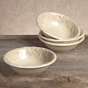 Acanthus Bowl (Set-4)-Iron Accents