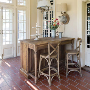 Breakfast Island-Iron Accents