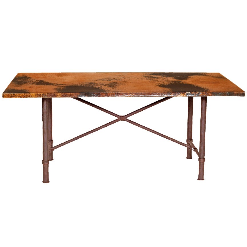Burlington Dining Table / Base -72" Tops-Iron Accents