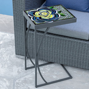 Giovella Mosaic C-Table-Iron Accents