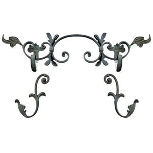 Casablanca Drapery Treatment-Iron Accents