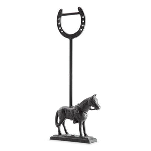 Cast Iron Horse Door Porter-Decor | Iron Accents