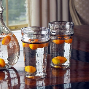 Castilian High Ball Glass (Set-4)-Iron Accents