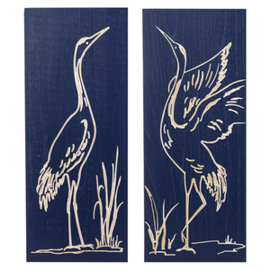 Shore Bird Wall Plaques