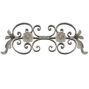 Charlotte Design Drapery Topper-Iron Accents