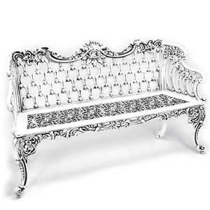 Colonial Bench - Large-Iron Accents