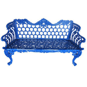 Colonial Bench - Large-Iron Accents