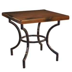 Corinthian End Table / Base -30"-Iron Accents