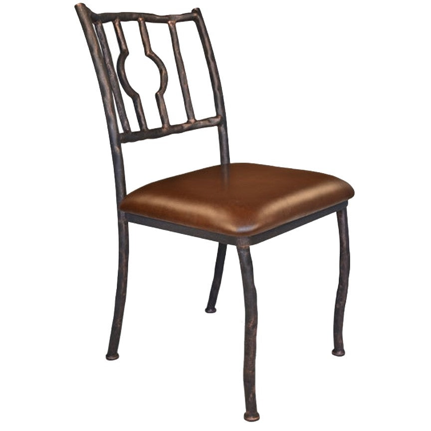 Corinthian Side Chair-Iron Accents