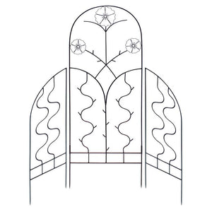 Cottage Garden Trellis Set-Iron Accents