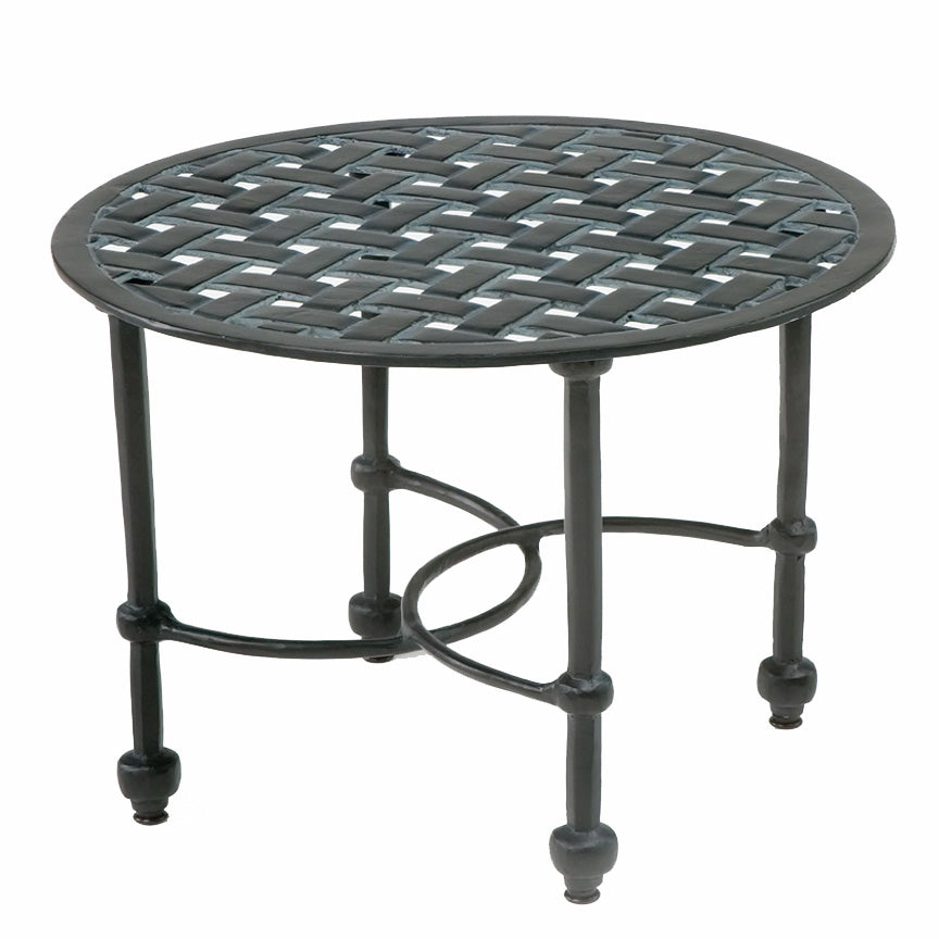 Crossweave Cocktail Table-Iron Accents