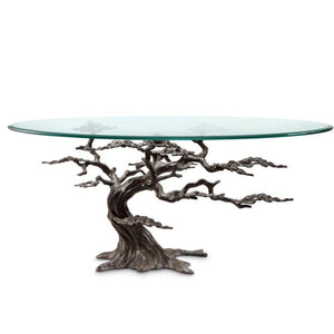 Cypress Tree Coffee Table-Furniture | Iron Accents