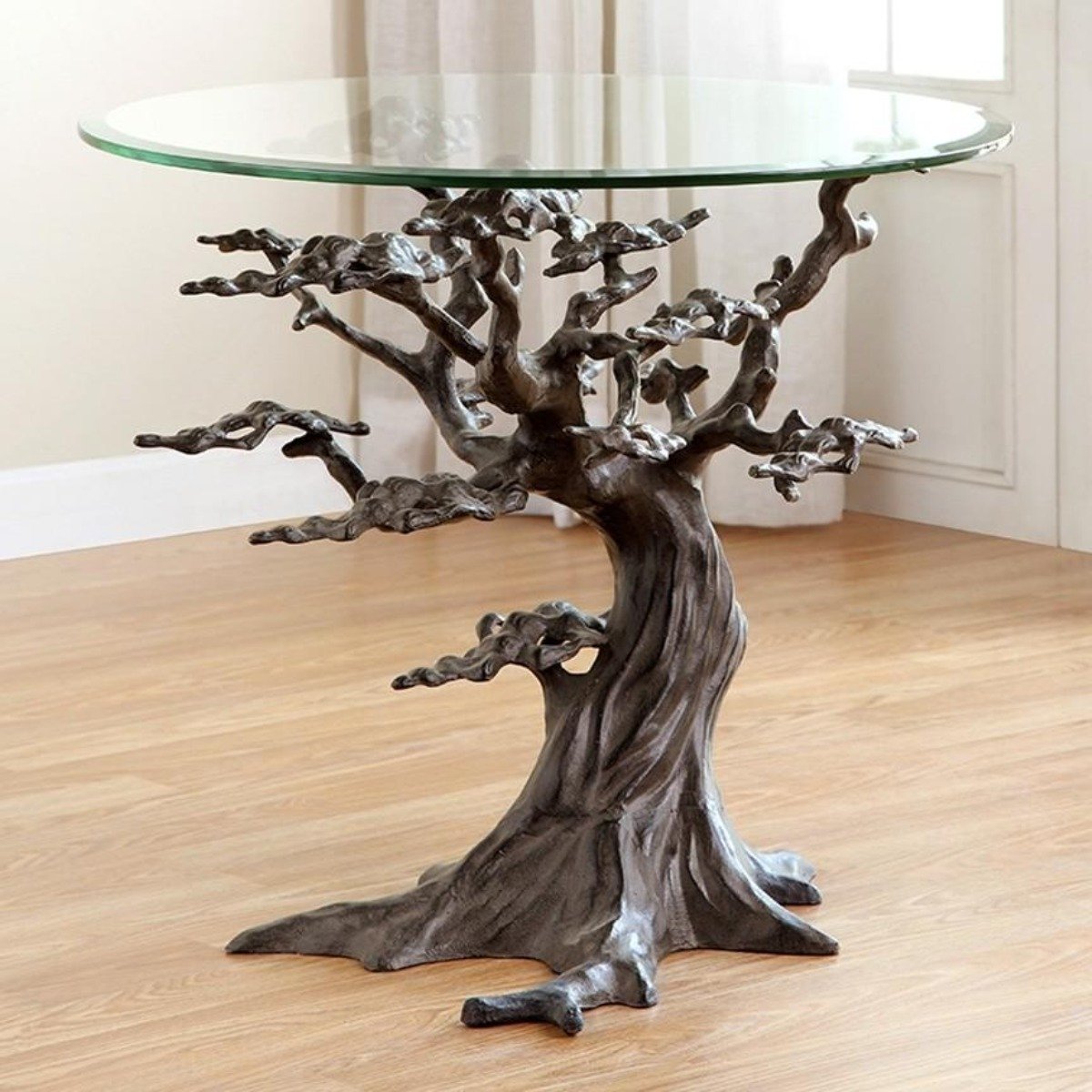 Cypress Tree End Table-Decor | Iron Accents