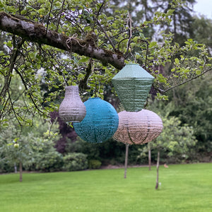 Round Bazaar Lantern - Sea Blue