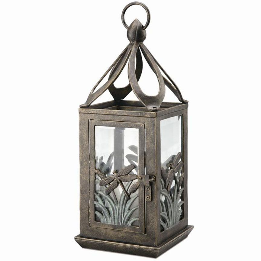 Dragonfly Lantern-Iron Accents