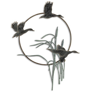 Duck Garden Wall Hanging-Iron Accents