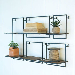 Ellis Wall Shelving-Wall | Iron Accents