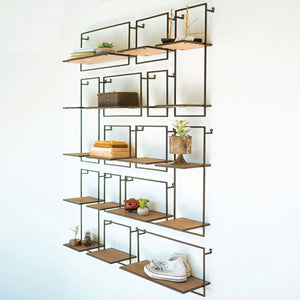 Ellis Wall Shelving-Wall | Iron Accents