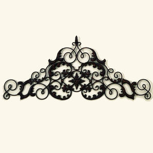 Finial Wall Grill-Iron Accents