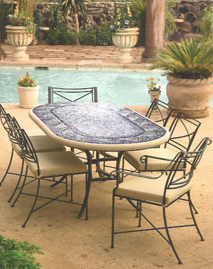 Florentine Dining Chair (Set-2)-Iron Accents