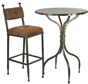 Forest Hill Bistro Table-Iron Accents