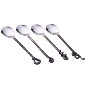 Forged Chili Spoons & Ladle-Iron Accents