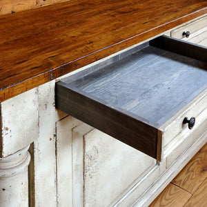 Wilmont Custom Farmhouse Credenza-Iron Accents