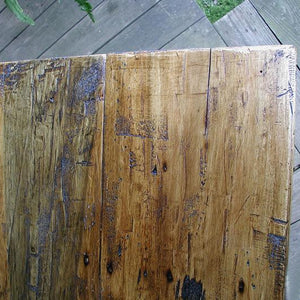 Wilmont Custom Kitchen Table-Iron Accents