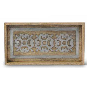 Heritage Bath Tray-Iron Accents