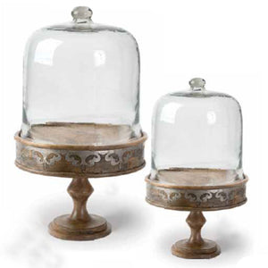 Heritage Cake Pedestal-Iron Accents
